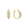 Hoop earrings in 14K Gold, Rose Gold plating colors