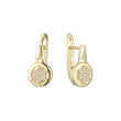 Pendientes en Oro de 14K, baño de Oro Rosa colores