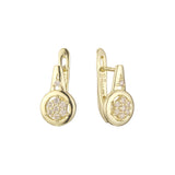 Pendientes en Oro de 14K, baño de Oro Rosa colores