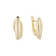 Earrings in 14K Gold, Rose Gold plating colors