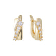 Earrings in 14K Gold, Rose Gold plating colors