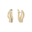 Earrings in 14K Gold, Rose Gold, two tone plating colors