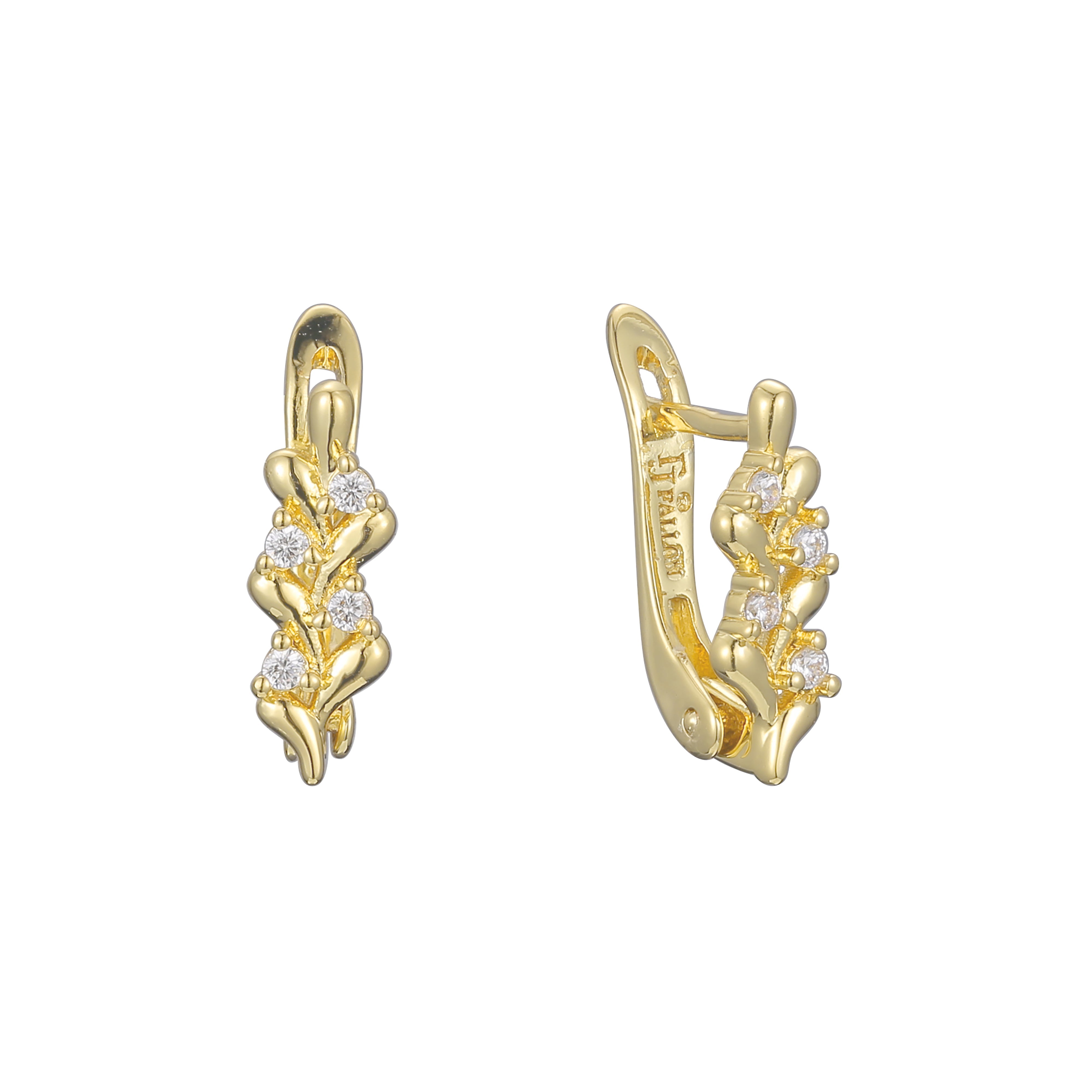 Earrings in 14K Gold, Rose Gold plating colors