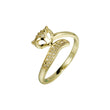 14K Gold leopard head rings