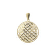 Net of cage elegant filigree pendant in 14K Gold, Rose Gold, and White Gold plating colors