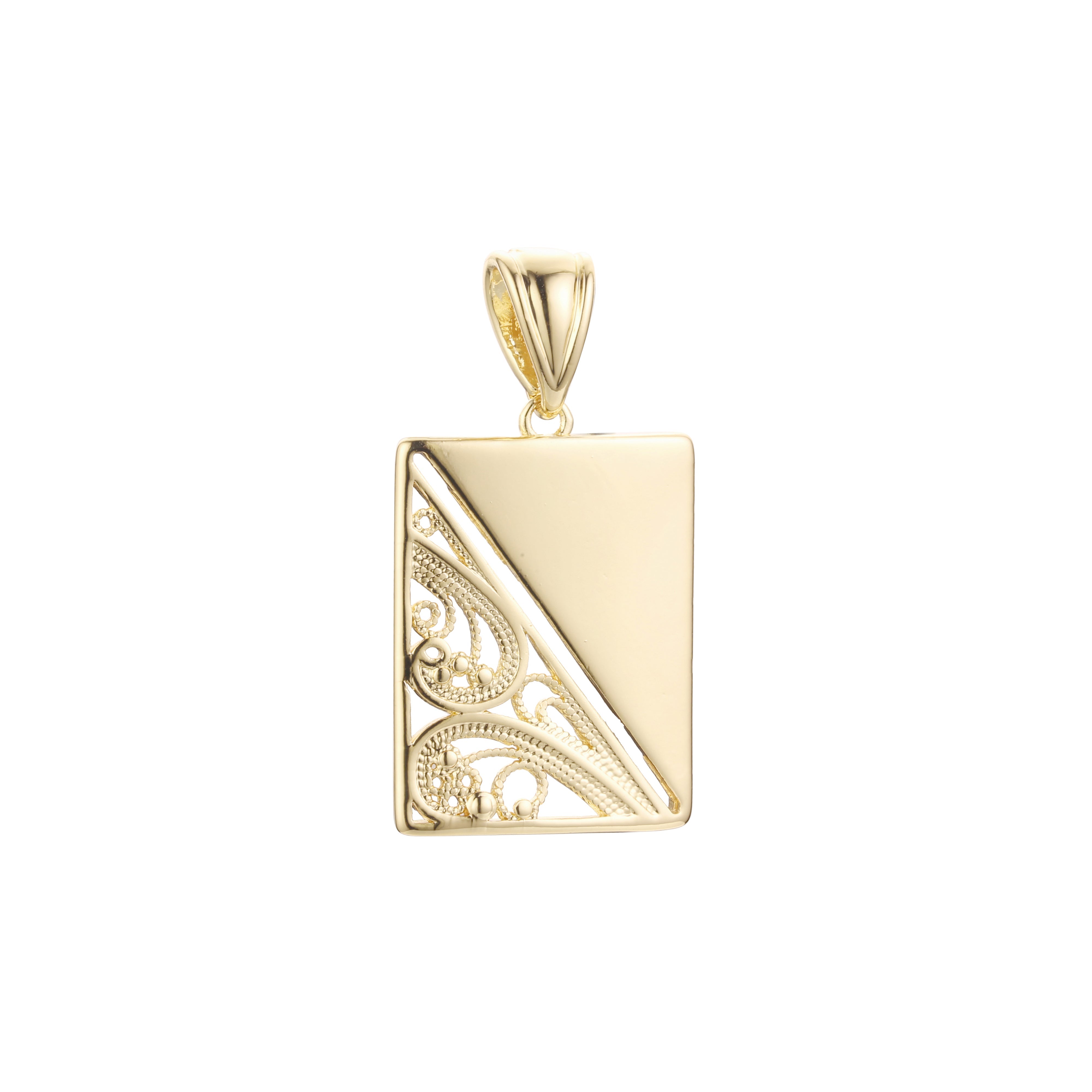 Pendant in Rose Gold, 14K Gold plating colors