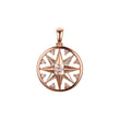 Pendant in Rose Gold, two tone plating colors