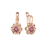 Pendientes en Oro de 14K, baño de Oro Rosa colores