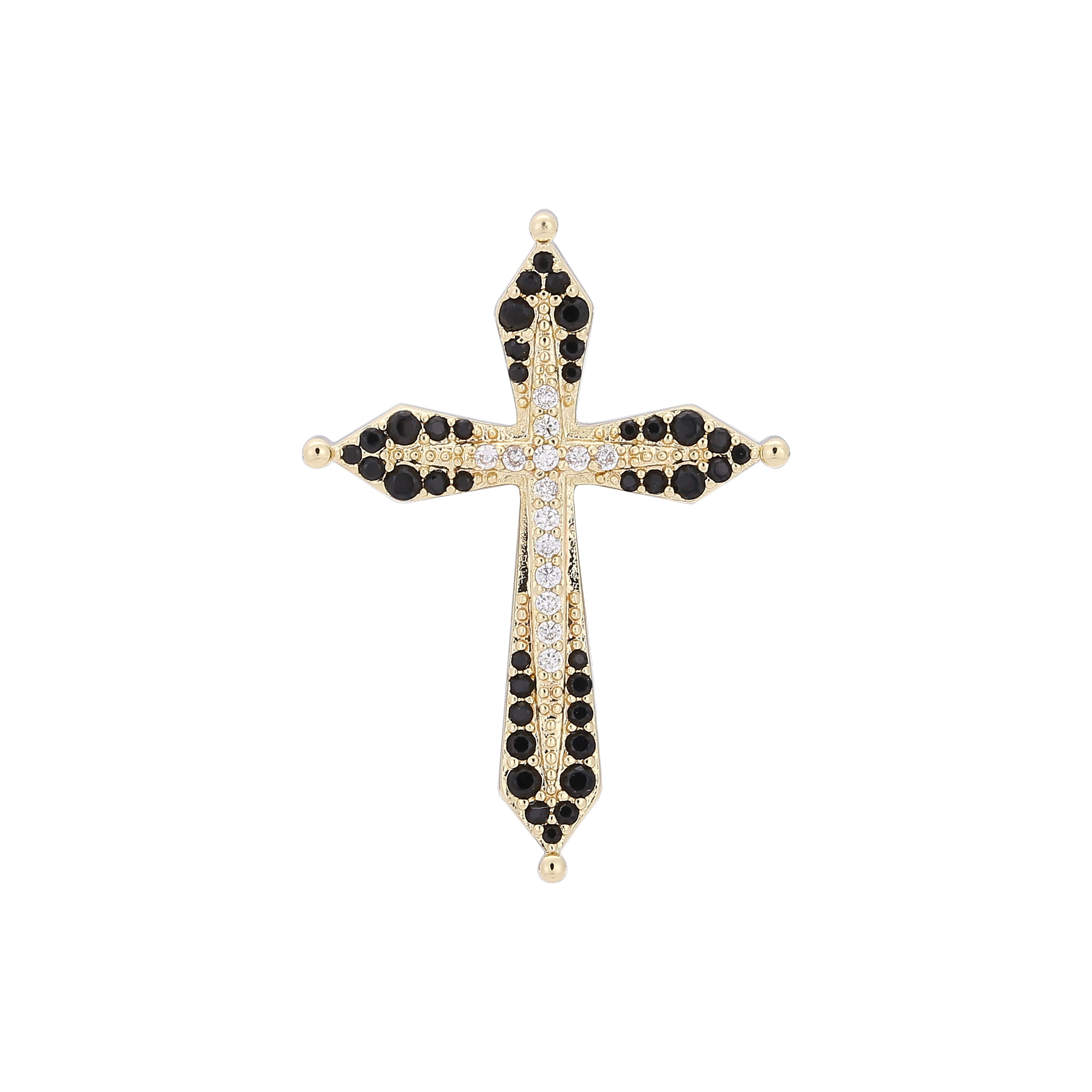 Latin cross Rose Gold, 14K Gold pendant