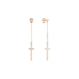 Rose Gold stud earrings