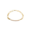 Figaro link 14K Gold Men's ID bracelets