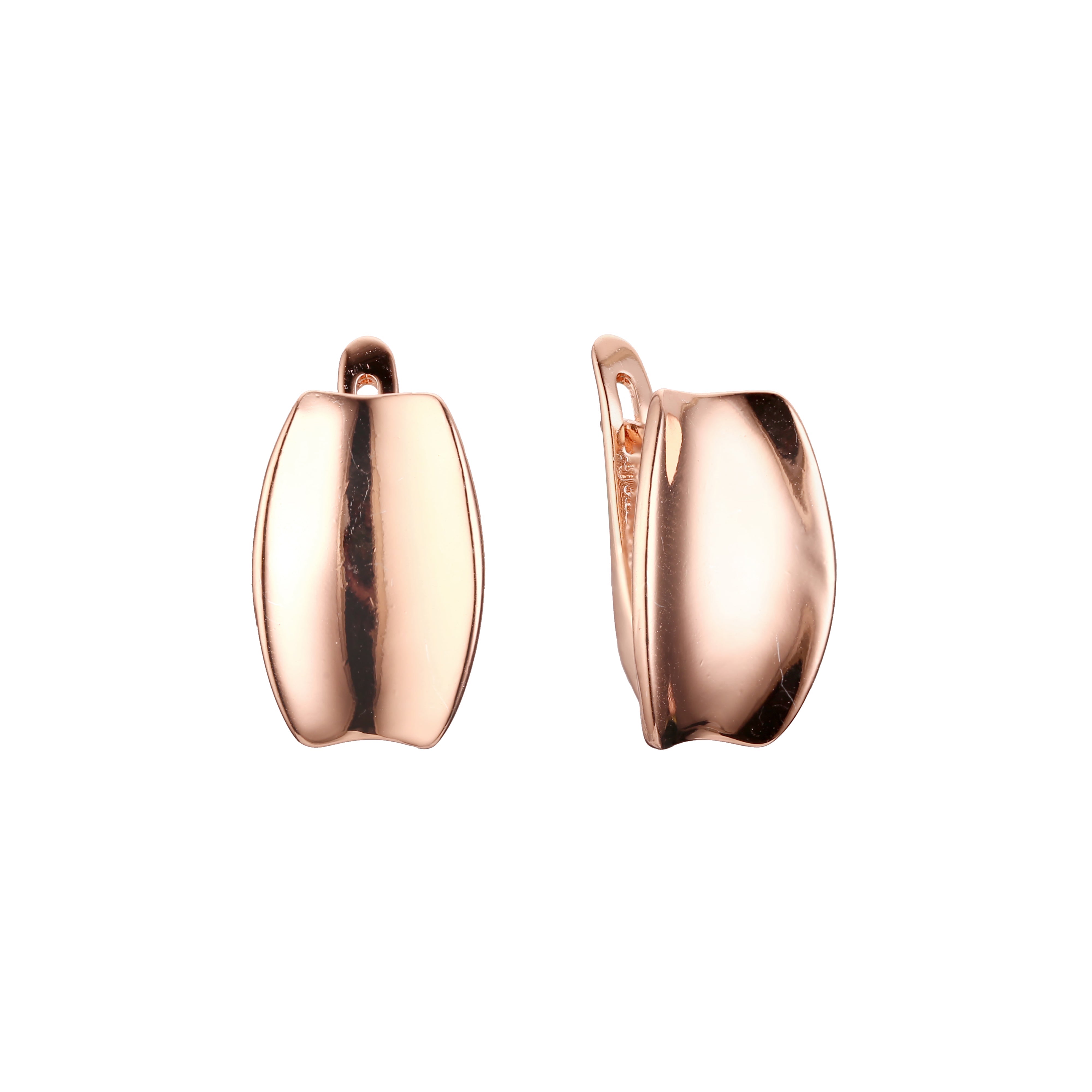 Pendientes de oro rosa