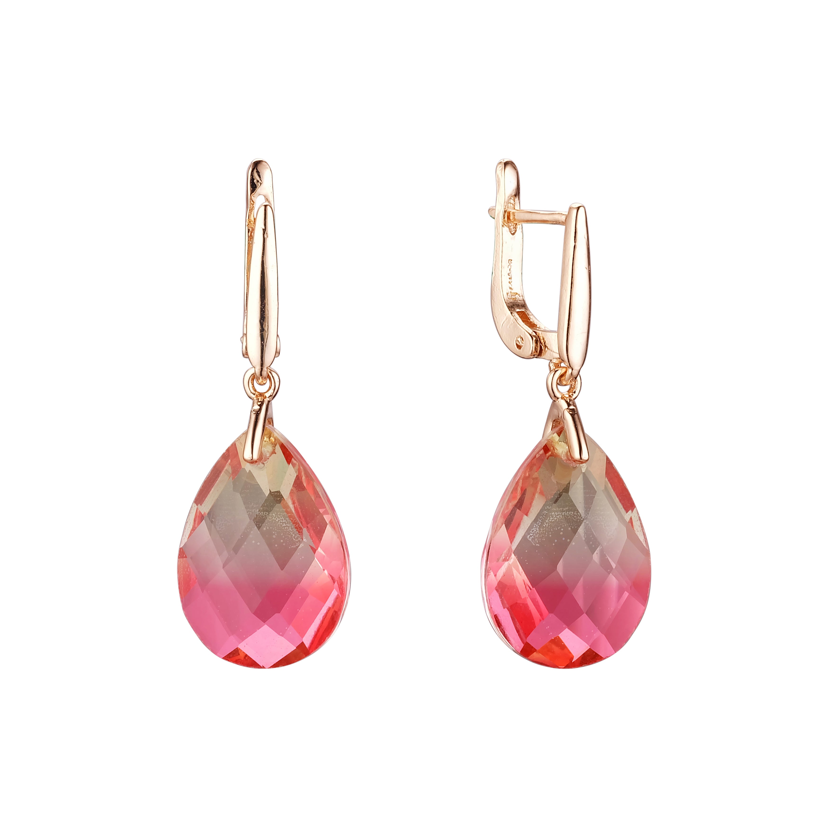 Rose Gold teardrop earrings