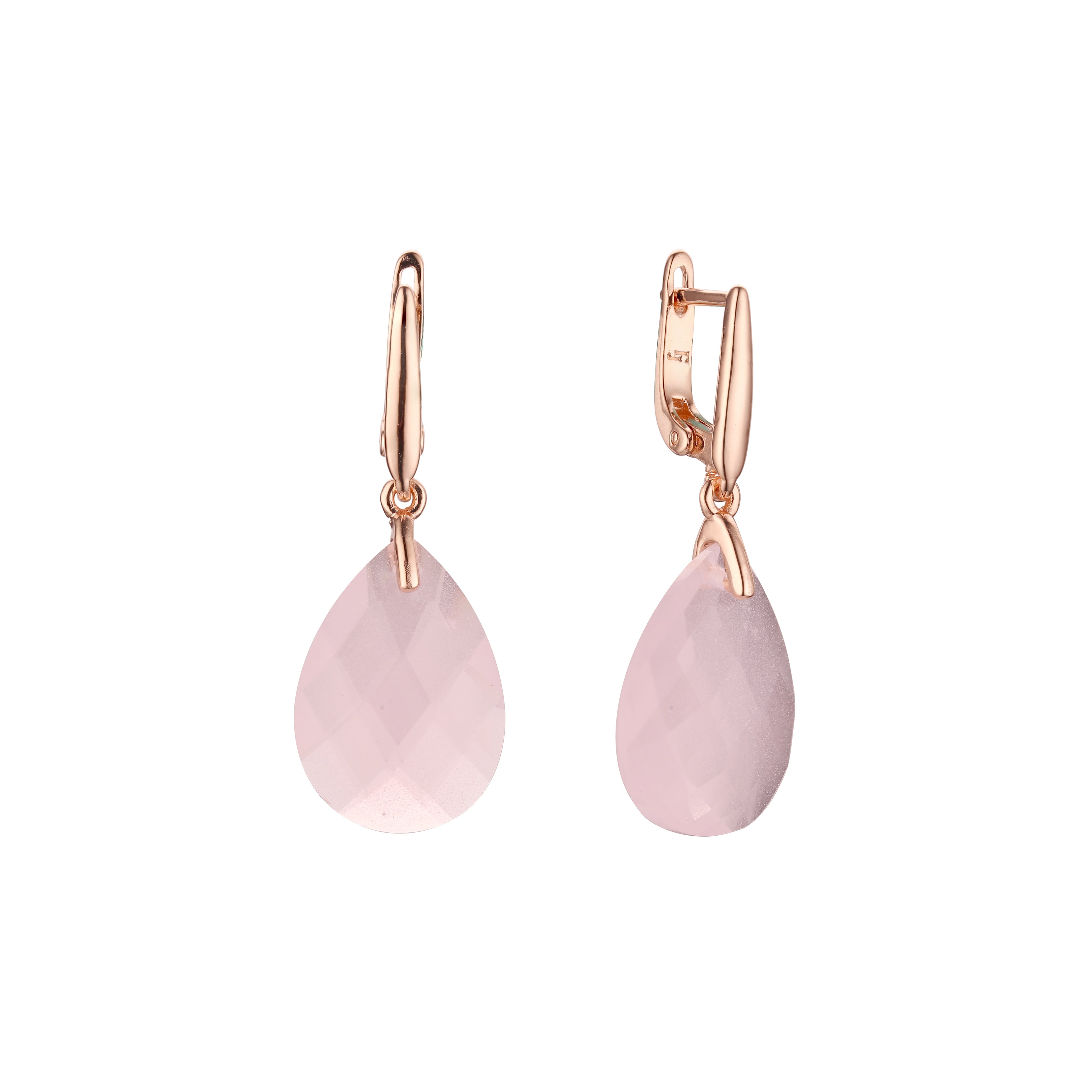 Rose Gold teardrop earrings