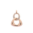 Interlocking Rose Gold pendant