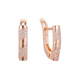 Earrings in 14K Gold, Rose Gold, two tone plating colors