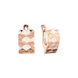 Rose Gold two tone earrings