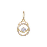 Pendant in Rose Gold, 14K Gold plating colors