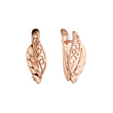 Earrings in Rose Gold, two tone plating colors