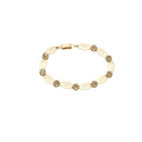 Double L crossing 14K Gold bracelets