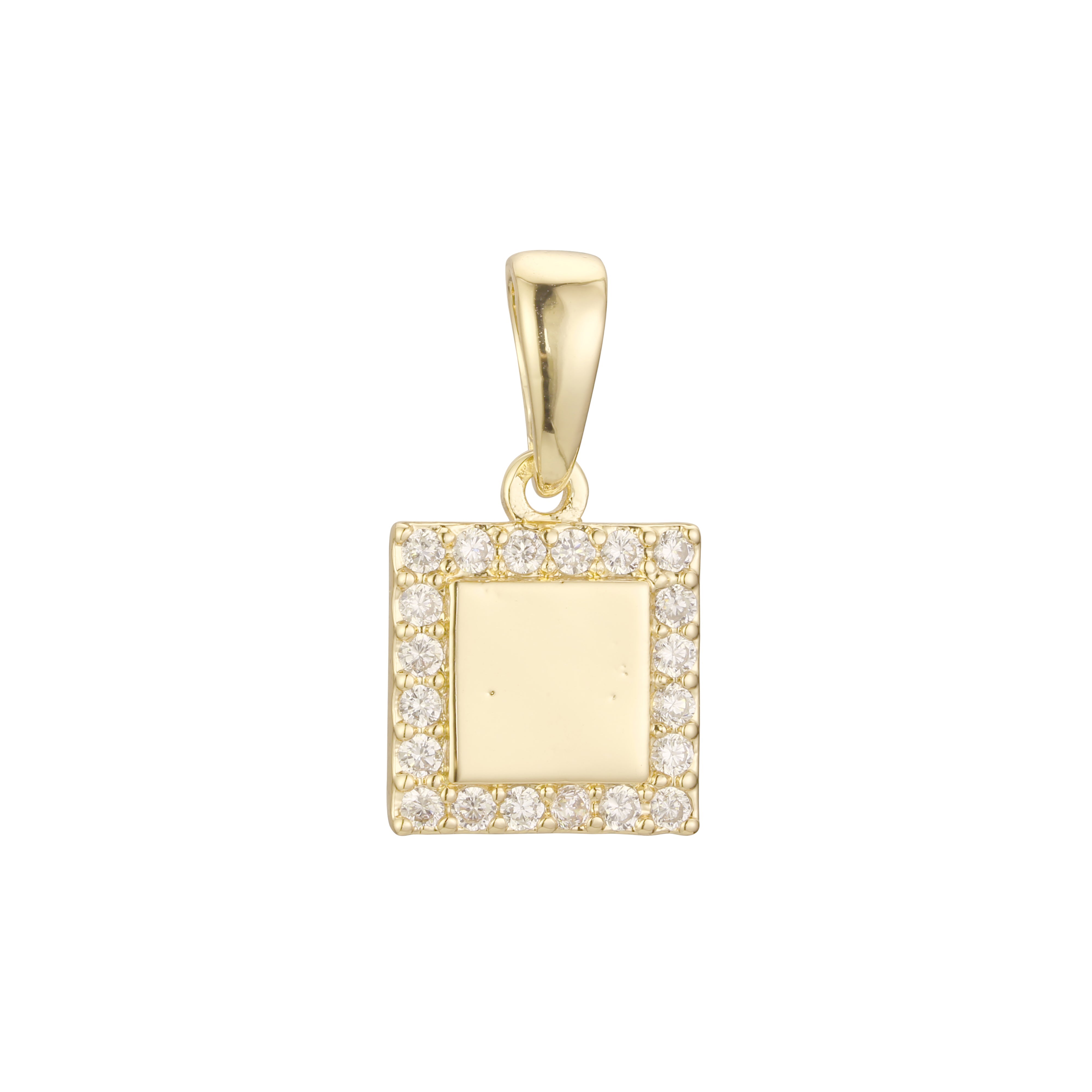 Pendant in Rose Gold two tone, 14K Gold plating colors