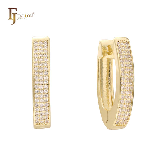 14K Gold Huggie Earrings