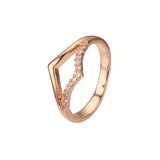 Anillos en Oro 14K, Oro Rosa, baño en dos colores