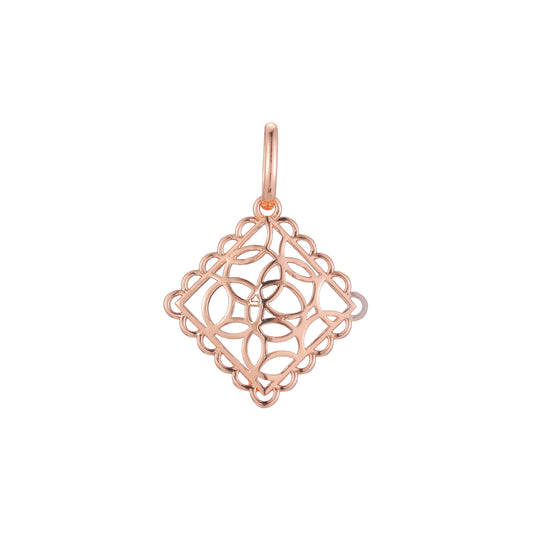 Pendant in Rose Gold, 14K Gold plating colors