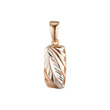 Rose Gold two tone pendant