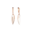 Rose Gold two tone earrings