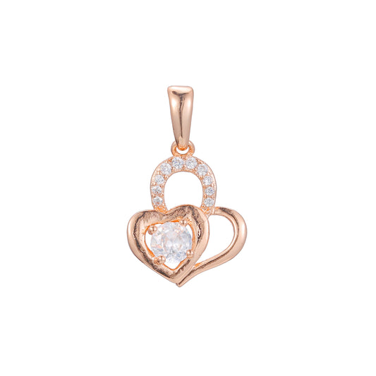 Pendant in Rose Gold, 14K Gold plating colors