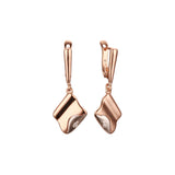 Rose Gold two tone earrings