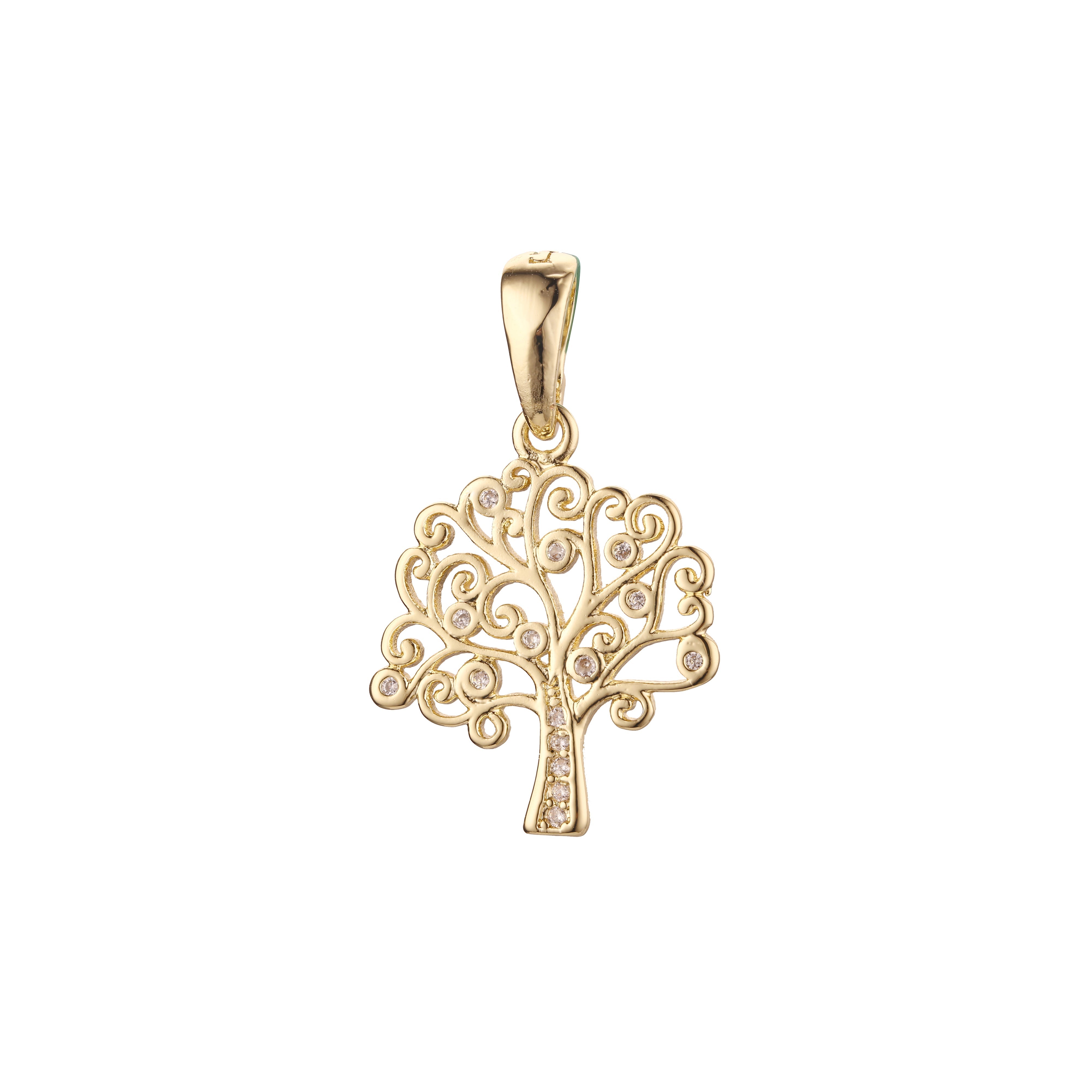 Mother mama pendant in Rose Gold two tone, 14K Gold plating colors