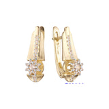 Earrings in 14K Gold, White Gold, Rose Gold, two tone plating colors