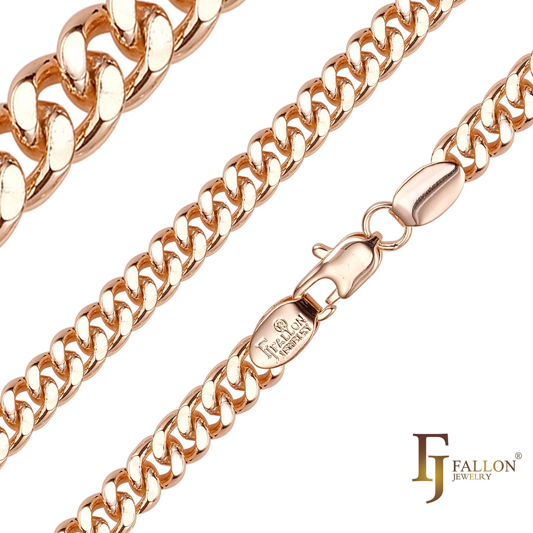 14K Rose Gold Cuban Link Chain