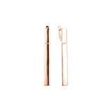 Tall earrings in 14K Gold, Rose Gold plating colors