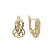 Elegant earrings in 14K Gold, Rose Gold two tone plating colors