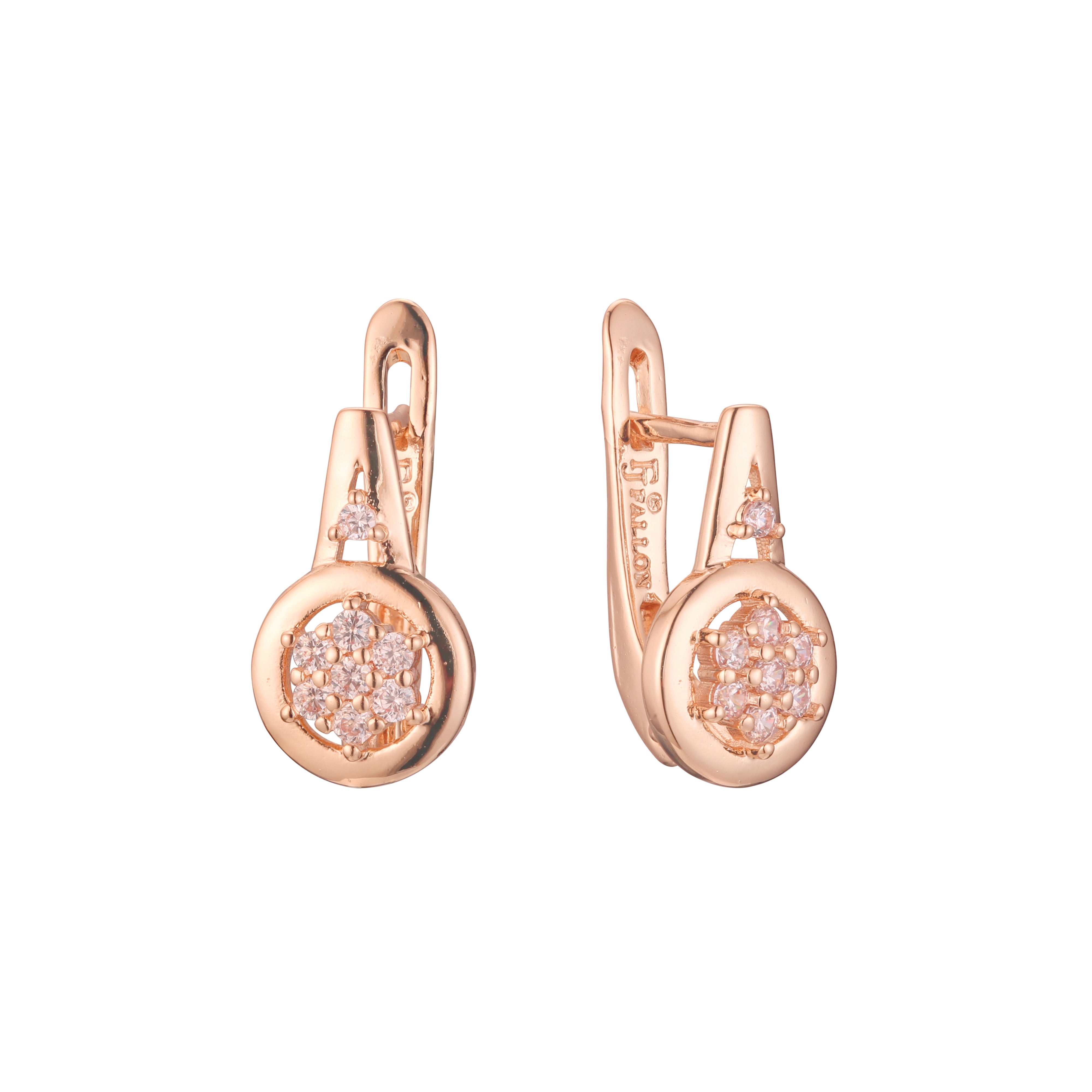 Earrings in 14K Gold, Rose Gold plating colors