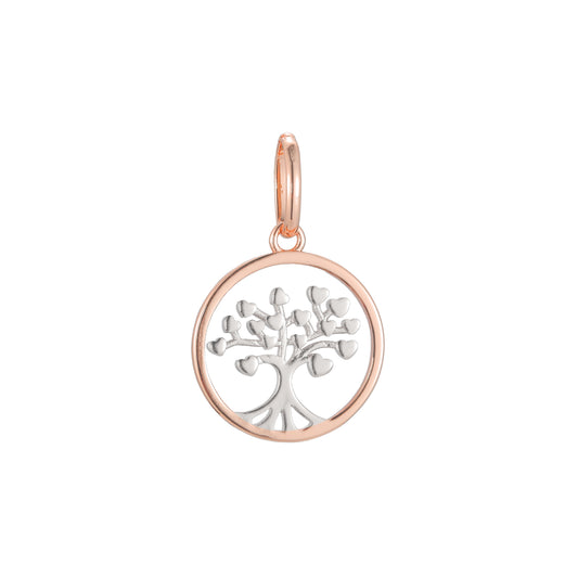 Pendant in Rose Gold two tone, 14K Gold plating colors