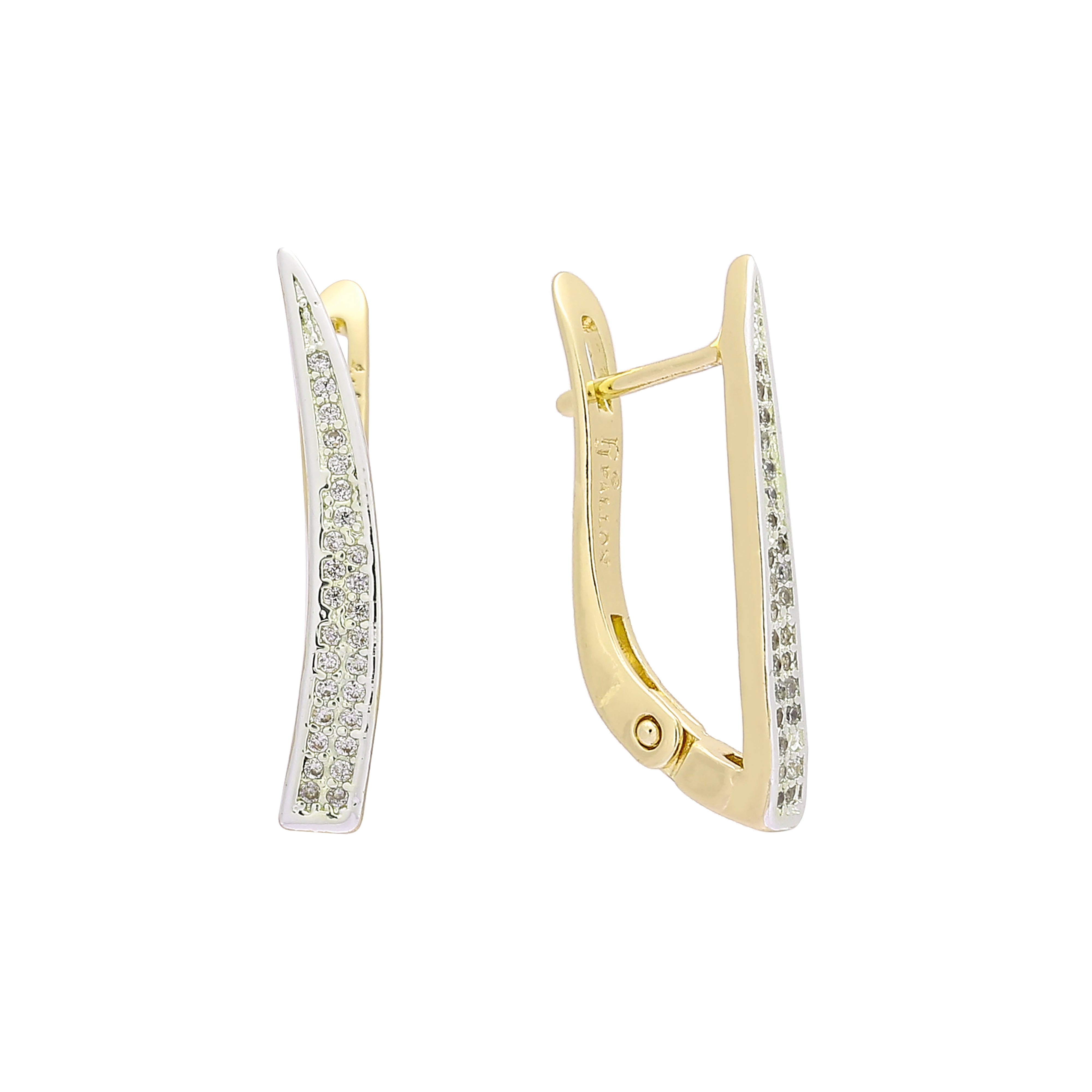 Earrings in 14K Gold, Rose Gold plating colors