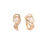 Pendientes de oro rosa