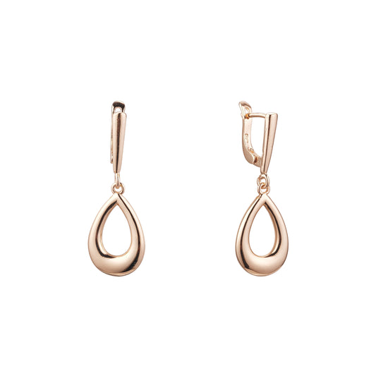 Rose Gold teardrop earrings