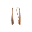 Long bar geometric wire hook Rose Gold, 14K Gold, White Gold earrings