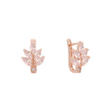 Aretes de racimo en Oro de 14K, Oro de 18K, Baño de Oro Rosa colores