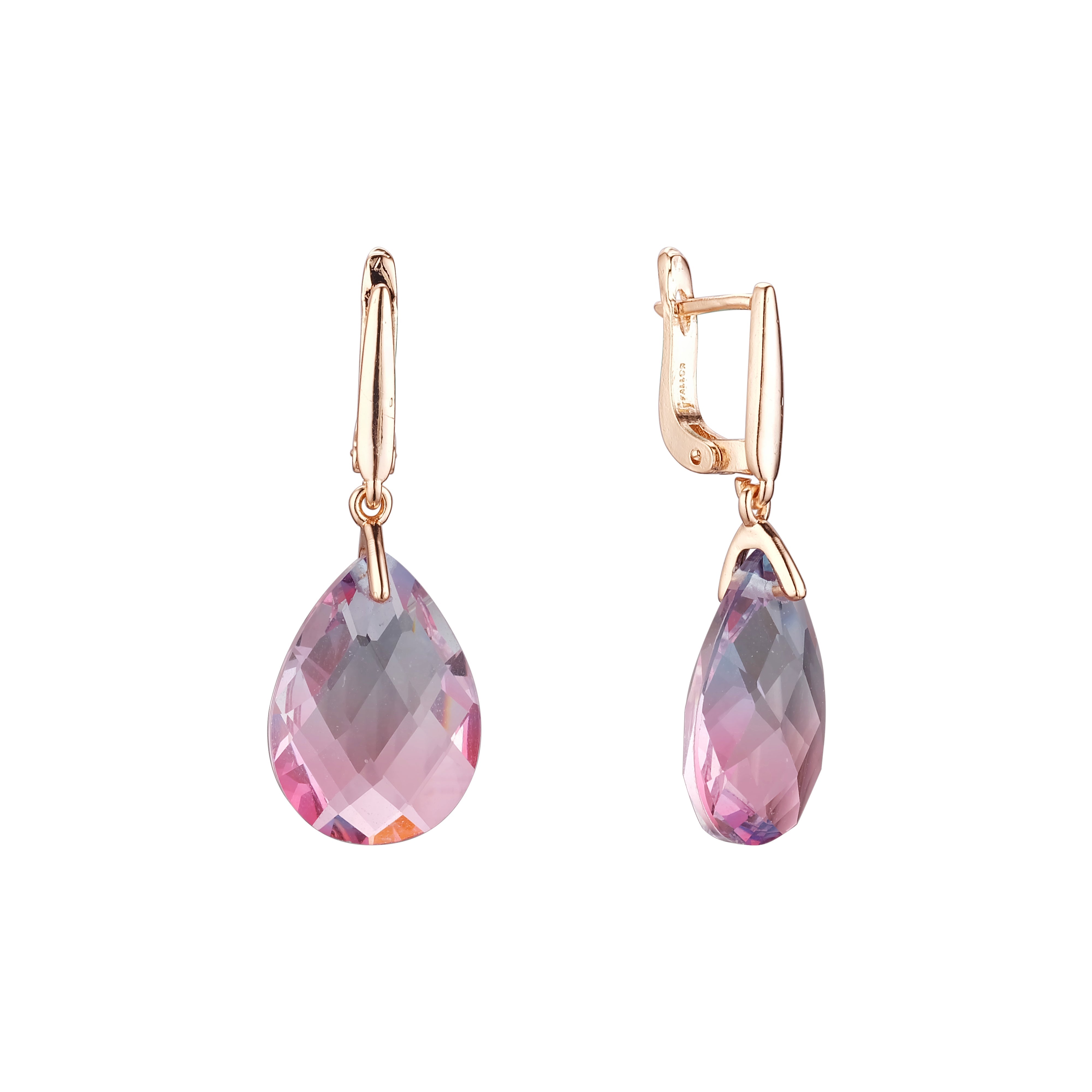 Rose Gold teardrop earrings