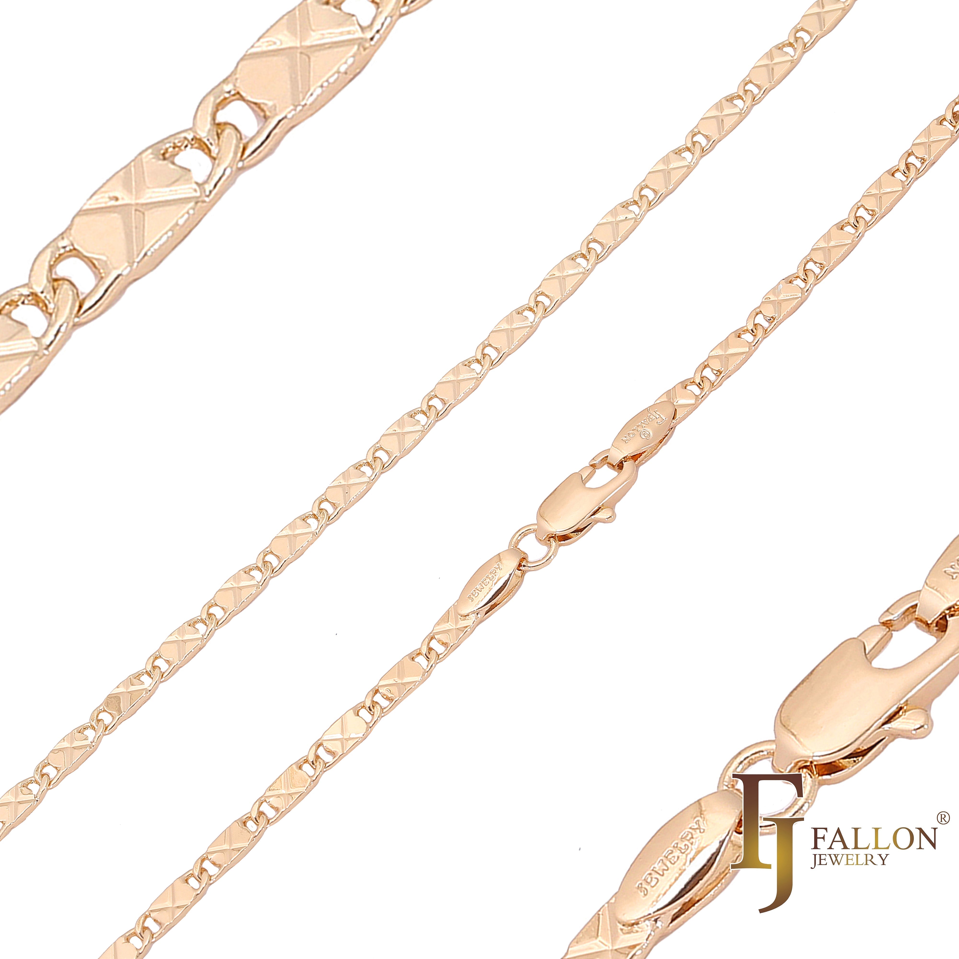 ローズゴールド キューバ チェーン – FJ Fallon Jewelry