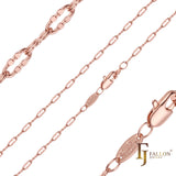 Sequin chains plated in Rose Gold