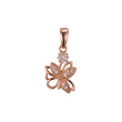 Rose Gold clover pendant