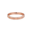 Double beads layers 14K Gold, Rose Gold Bracelets