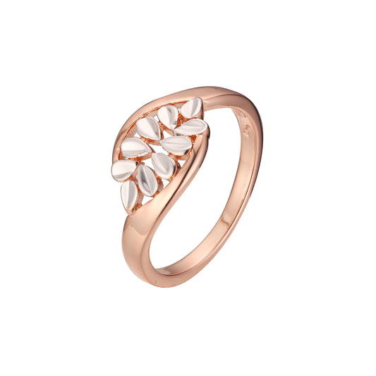 Rose Gold two tone rings